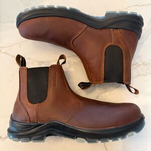 NEW $170 Terra Men's 6" Murphy Soft Toe Chelsea Boot (Size 9) Work Real Leather